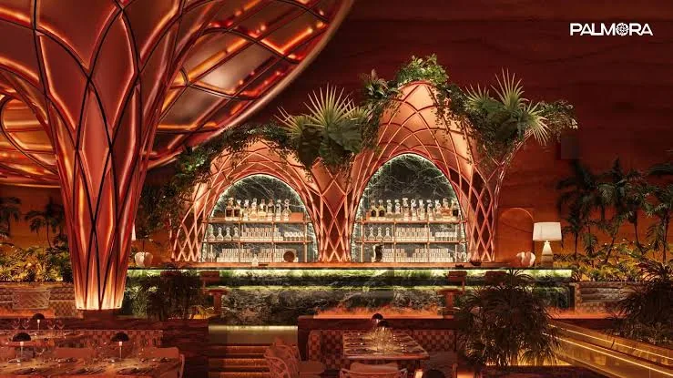 Khu vực bàn tiệc VIP sang trọng Palmora